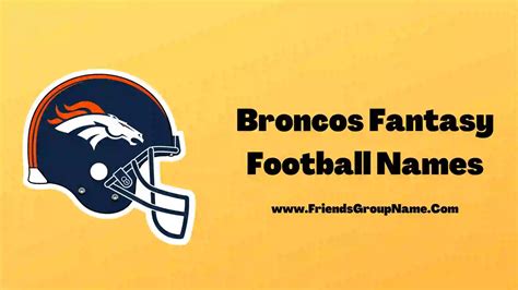 denver fantasy football names|denver broncos fantasy football names.